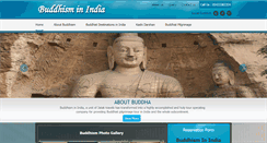 Desktop Screenshot of buddhisminindia.com